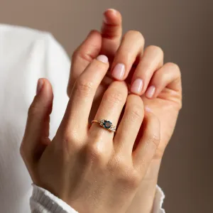 Luxusní cluster prsten s laboratorními diamanty CARINA Thumbnail