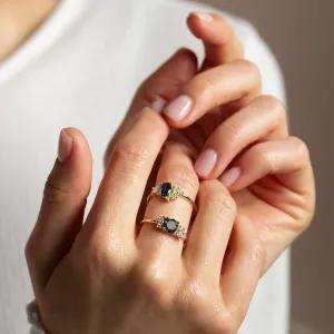 Luxusní cluster prsten s laboratorními diamanty CARINA Thumbnail