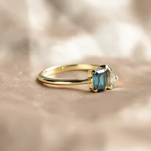 Netradiční prsten Toi et Moi s barevnými lab grow diamanty DOLORES Thumbnail