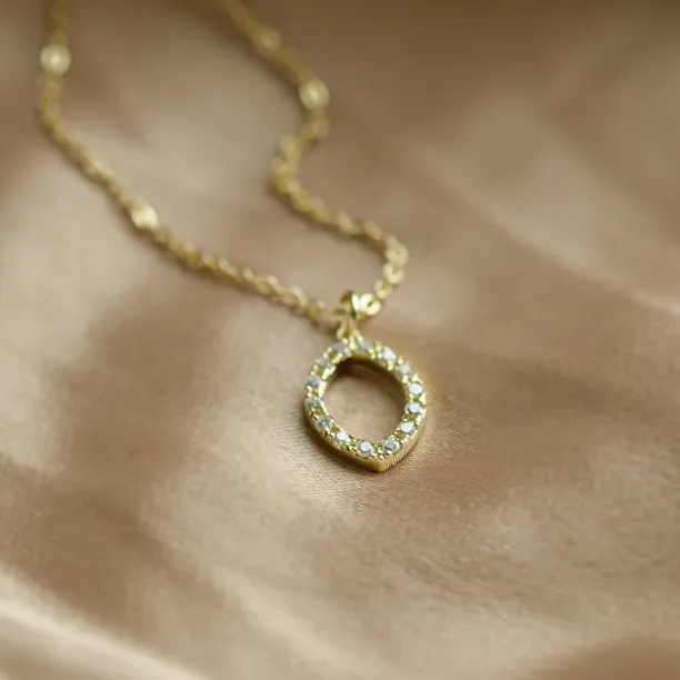 Marquise lab-grown diamond necklace HAILEY Image