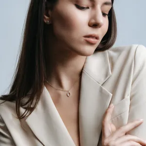 Marquise lab-grown diamond necklace HAILEY Thumbnail