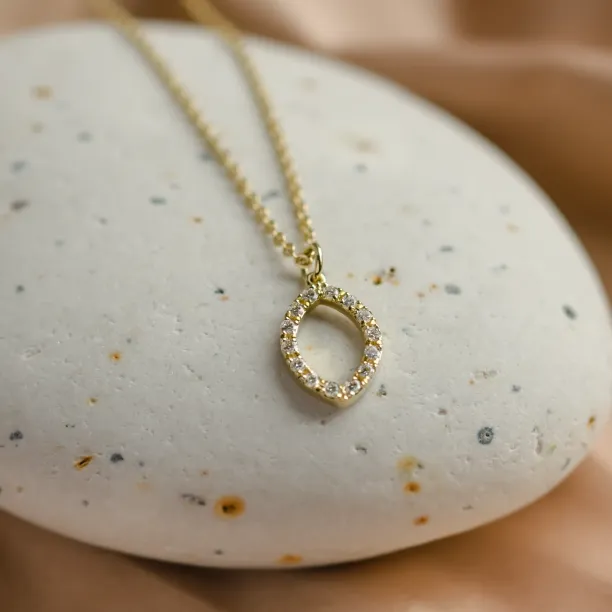 Marquise lab-grown diamond necklace HAILEY Image