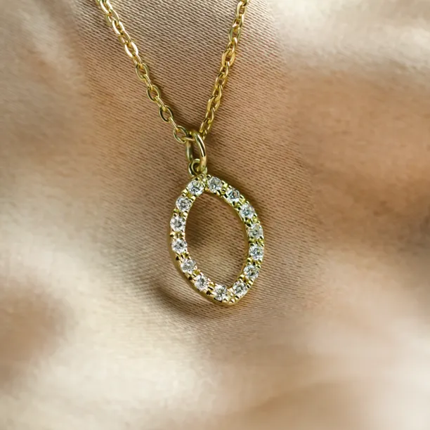 Marquise lab-grown diamond necklace HAILEY Image