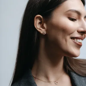 Elegant hexagon lab-grown diamond necklace MARION Thumbnail