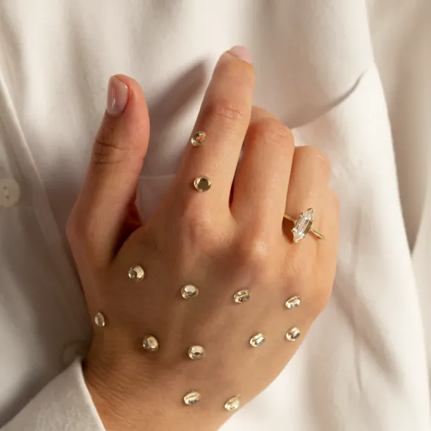 Zásnubní prsten s moissanitem ve tvaru hexagonu CATELYN Image