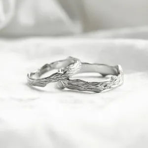 Twig wedding bands TRISHA