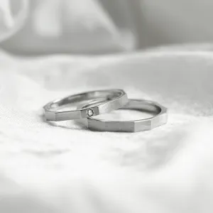 Alternative wedding rings with diamond DENZEL
