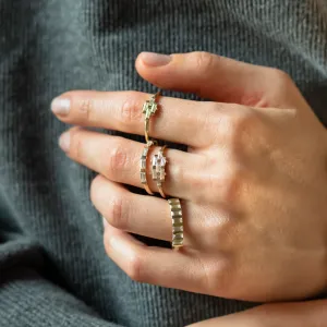 Baguette moissanite ring VANCE Thumbnail