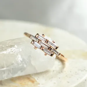 Baguette moissanite ring VANCE Thumbnail