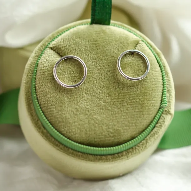 Zlaté náušnice kruhy KARMALL Image