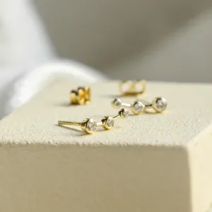 Minimalist diamond earrings MARIAN