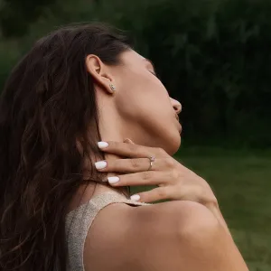 Větvičkový prsten s růžovým lab grown diamantem ROWIK Thumbnail