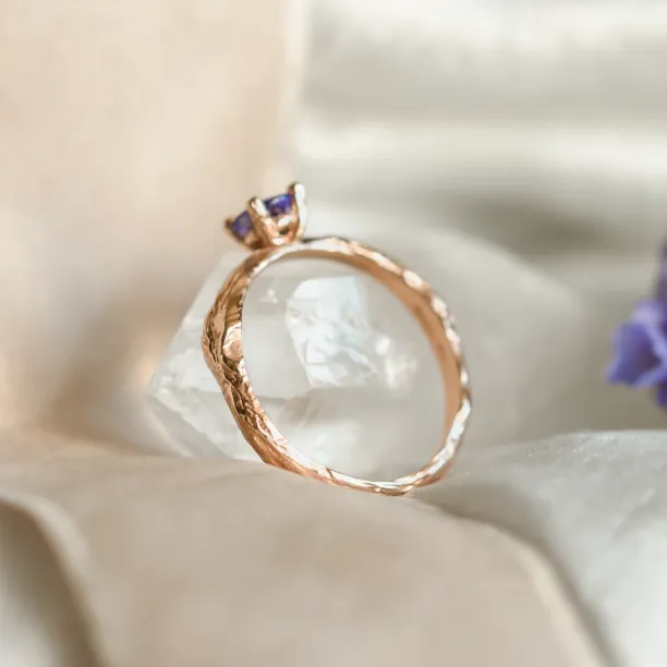 Tanzanite gold tree branch ring DREMIS Image