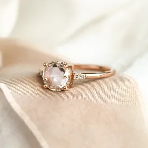 Zlatý prsten s lab grown diamantem a přírodními diamanty SYDNEY Thumbnail