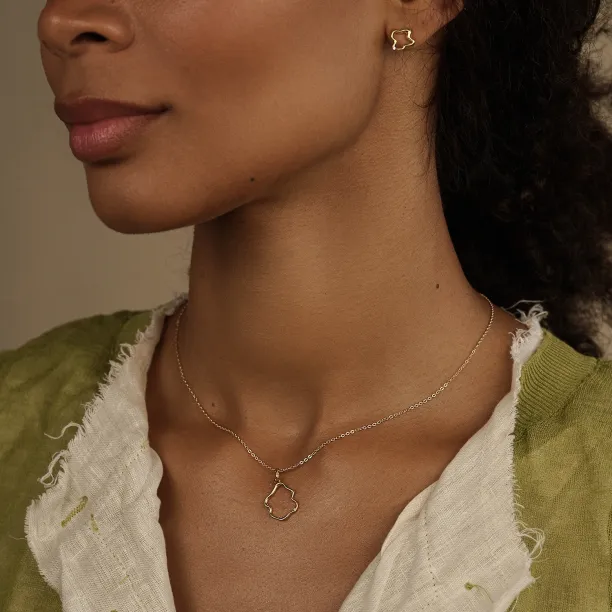 Irregular unique diamond earrings CLAUDINE Image