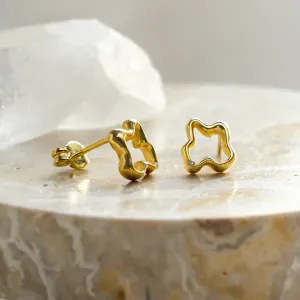 Irregular unique diamond earrings CLAUDINE Thumbnail