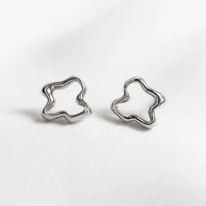 Irregular unique diamond earrings CLAUDINE