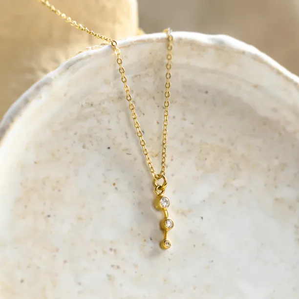 Minimalistický náhrdelník s diamanty MARIANNE Image