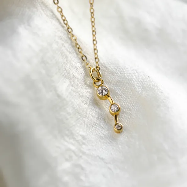 Minimalistický náhrdelník s diamanty MARIANNE Image