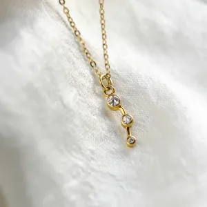 Minimalistický náhrdelník s diamanty MARIANNE Thumbnail