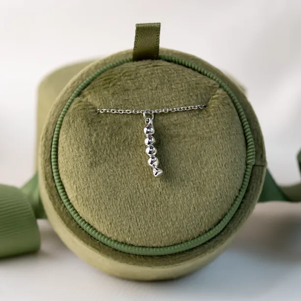 Minimalistický zlatý náhrdelník s diamantem CORINNE Image