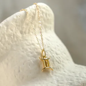 Originální náhrdelník s diamantem BLÍŽENCI Thumbnail