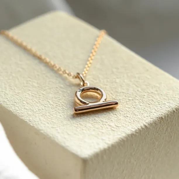 Originální náhrdelník s diamantem VÁHY Image