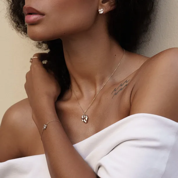 Original heartshaped necklace MARGUERITE Image