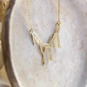 Originální zlatý náhrdelník s diamantem FRANCOISE Thumbnail