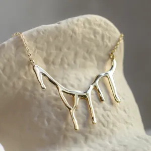 Originální zlatý náhrdelník s diamantem FRANCOISE Thumbnail