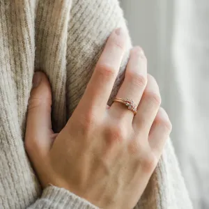 Vykrojený prsten s diamanty KALIA Thumbnail