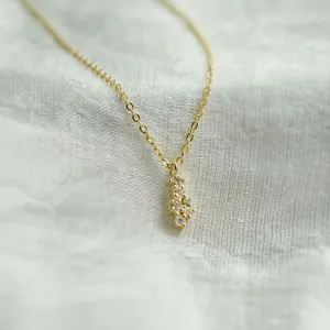 Diamond cluster pendant ELLE Thumbnail