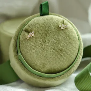 Diamantové cluster náušnice ELIN Thumbnail