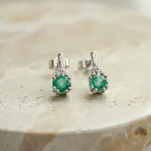 Emerald and diamond jewellery set ELANNA Thumbnail