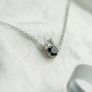 Zlatý náhrdelník s london blue topazem a diamanty LAM Thumbnail