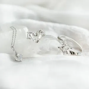 Kite moissanite jewellery set DEVON