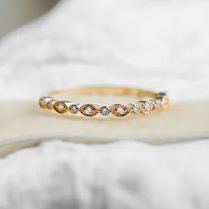 Vintage eternity ring with lab-grown diamonds RIGA