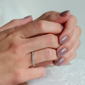 Vintage eternity lab-grown diamond ring HELENE Thumbnail