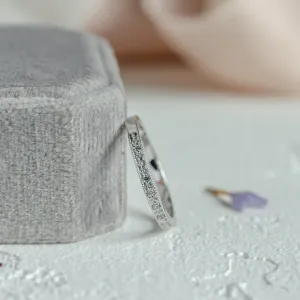 Vintage eternity lab-grown diamond ring HELENE Thumbnail