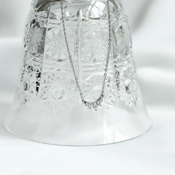 Zlatý cluster náhrdelník s lab-grown diamanty JESSICA Image