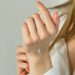 Zlatý přívěsek s baguette lab-grown diamantem BEBE Thumbnail