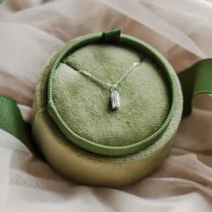 Zlatý přívěsek s baguette lab-grown diamantem BEBE Thumbnail