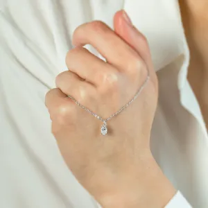 Zlatý přívěsek s oválným laboratorním diamantem VIV Thumbnail