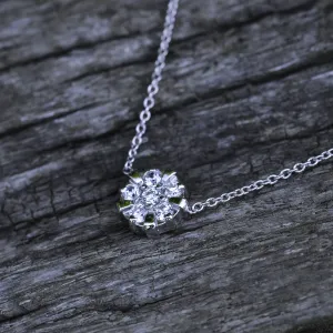 Zlatý přívěsek talisman s laboratorními diamanty ASYL Thumbnail