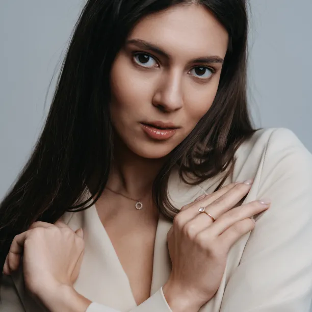 Luxusní zásnubní prsten s lab-grown diamanty ISADORA Image