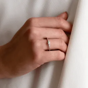 Zásnubní zlatý prsten s lab-grown diamantem ROSI Thumbnail