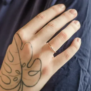 Zásnubní zlatý prsten s lab-grown diamantem ROSI Thumbnail