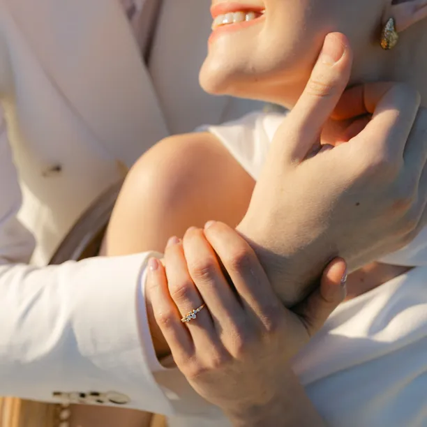 Elegantní cluster prsten s laboratorními diamanty CLORÉ Image