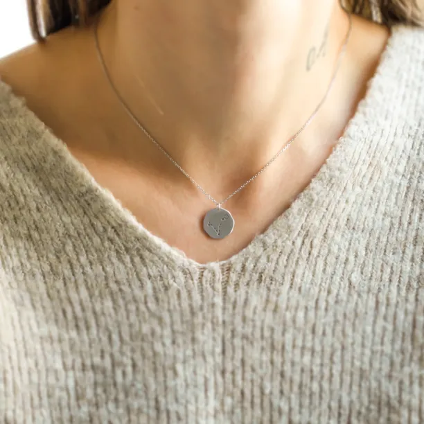 Zlatý náhrdelník s gravírem souhvězdí zvěrokruhu STELLARIS Image