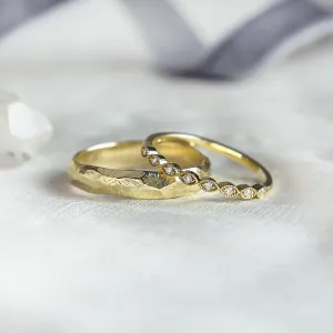Unusual diamond wedding bands DARLING